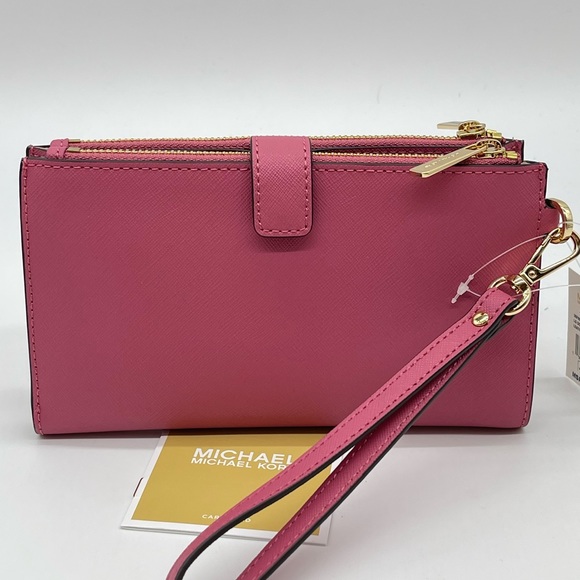 Michael Kors Large Double Zip Wallet Wristlet - Picture 4 of 7